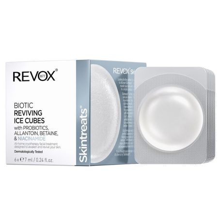 Tratament facial Skintreats Biotic Reviving Ice Cubes, 6 Х 7 ml, Revox