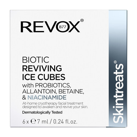 Tratament facial Skintreats Biotic Reviving Ice Cubes, 6 Х 7 ml, Revox 661548