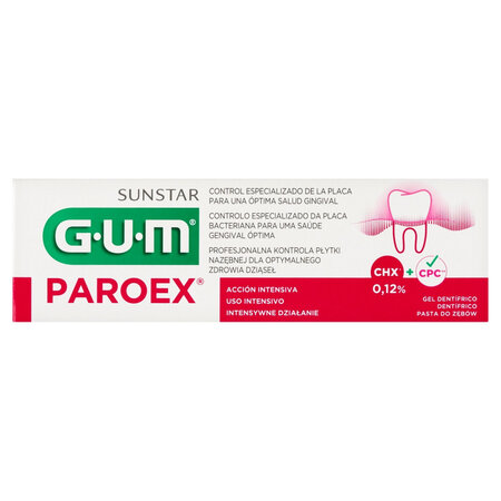 Pasta de dinti Paroex, 75 ml, Sunstar Gum 661571