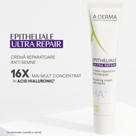 Crema reparatoare pentru pielea deteriorata Epitheliale Ultra Repair, 40 ml, A-Derma 661598