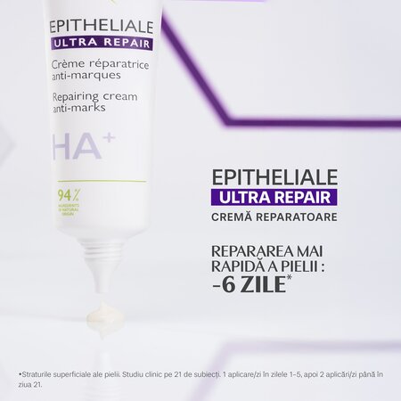 Crema reparatoare pentru pielea deteriorata Epitheliale Ultra Repair, 40 ml, A-Derma 661602
