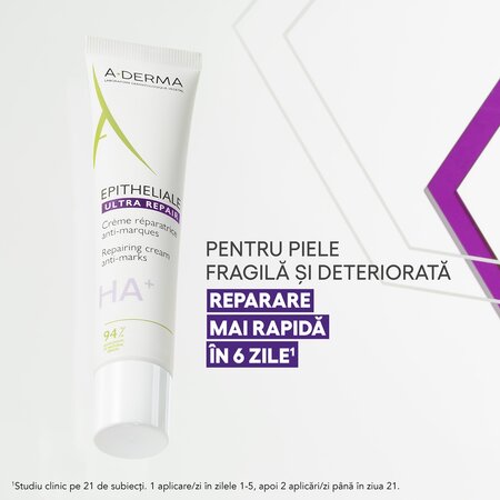 Crema reparatoare pentru pielea deteriorata Epitheliale Ultra Repair, 40 ml, A-Derma 661596