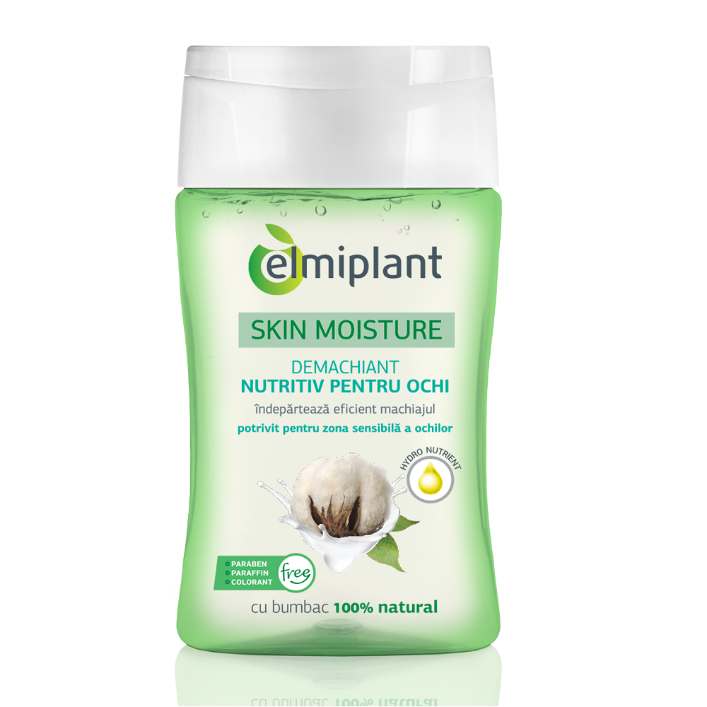 Demachiant nutritiv pentru ochi Skin Moisture, 125 ml, Elmiplant