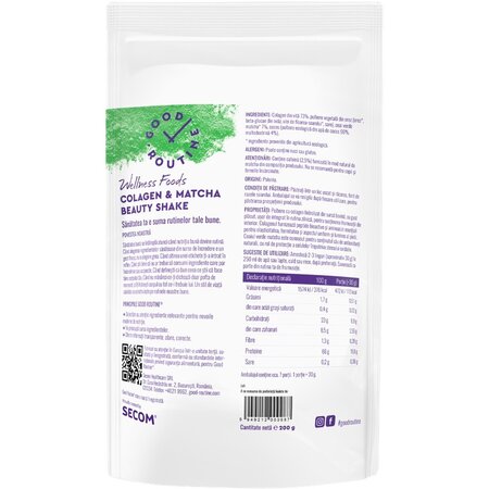 Colagen si Matcha Good Routine, 200 g, Secom 712144