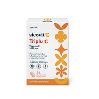 Triplu C Sicovit, 24 comprimate multi-strat, Zentiva