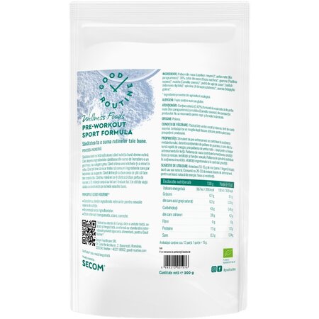 Pre-workout Sport Formula Good Routine, 200 g, Secom 712192