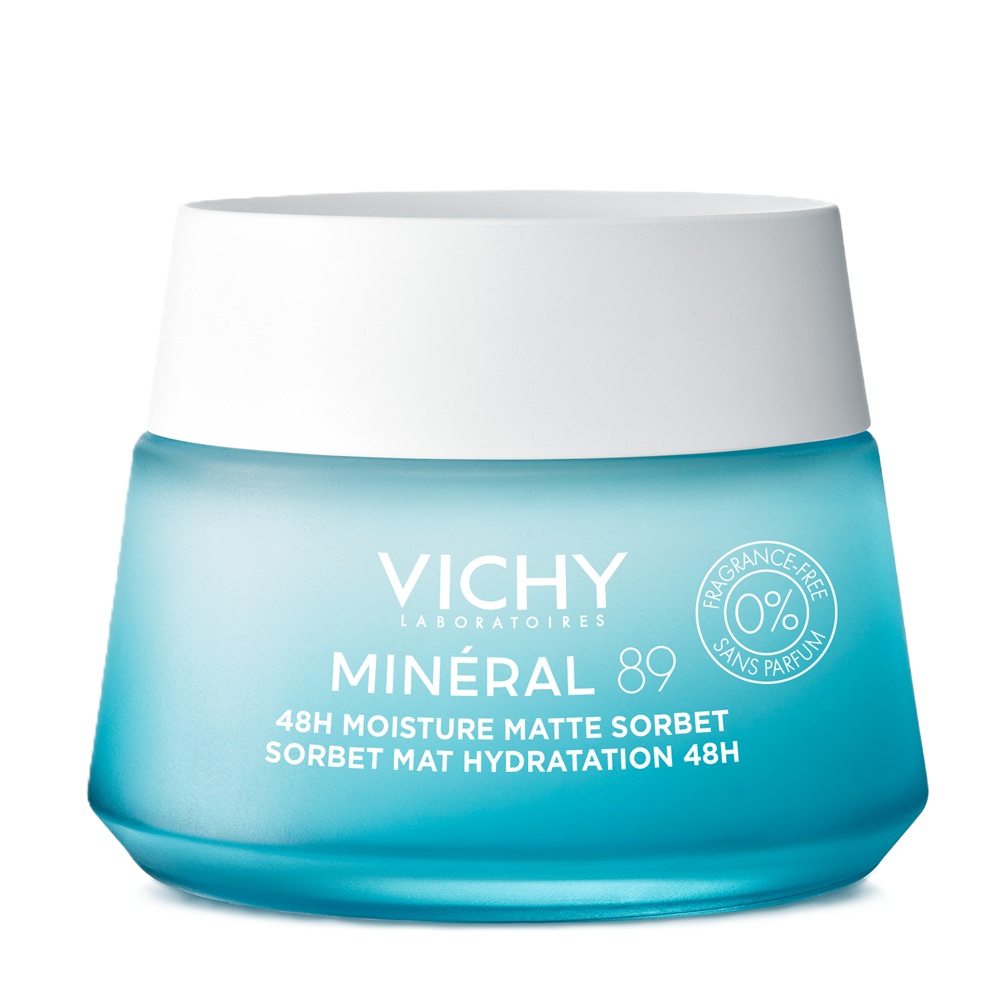 Serbet pentru ten hidratant si matifiant Mineral 89, 50 ml, Vichy