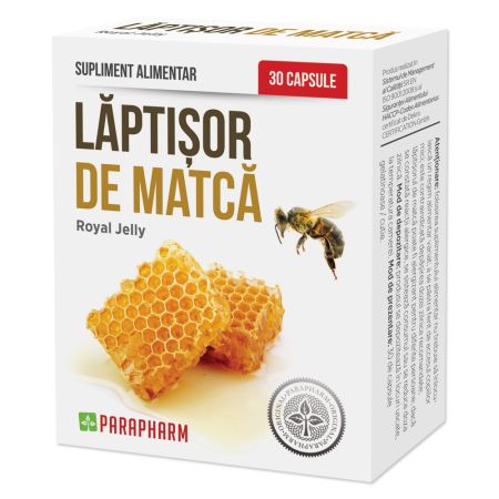 Laptisor de Matca, 30 capsule, Parapharm