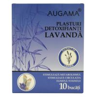 Plasturi detoxifianti cu lavanda Augama, 10x12 cm, 10 bucati, Henan Kangdi Medical