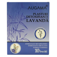 Plasturi detoxifianti cu lavanda Augama, 10x12 cm, 10 bucati, Henan Kangdi Medical