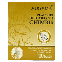 Plasturi detoxifianti cu ghimbir Augama, 10x12 cm, 10 bucati, Henan Kangdi Medical