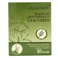 Plasturi detoxifianti cu ceai verde Augama, 10x12 cm, 10 bucati, Henan Kangdi Medical