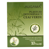 Plasturi detoxifianti cu ceai verde Augama, 10x12 cm, 10 bucati, Henan Kangdi Medical