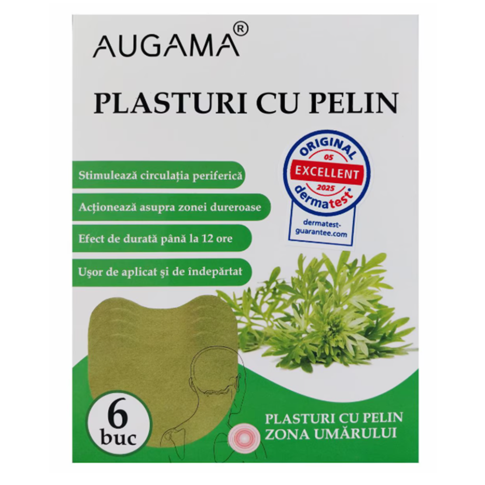 Plasturi cu pelin pentru zona umarului Augama, 6 bucati, Henan Kangdi Medical