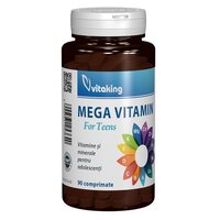 Mega Vitamin pentru adolescenti, 90 comprimate, Vitaking