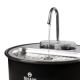 Fantana de apa tip robinet, neagra, pentru caini si pisici, cu functie de filtrare a apei, SHAW 662985