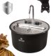 Fantana de apa tip robinet, neagra, pentru caini si pisici, cu functie de filtrare a apei, SHAW 662984