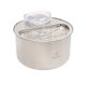 Fantana de apa, argintie, pentru caini si pisici, cu functie de filtrare a apei, SHAW 662997