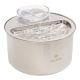 Fantana de apa, argintie, pentru caini si pisici, cu functie de filtrare a apei, SHAW 662991