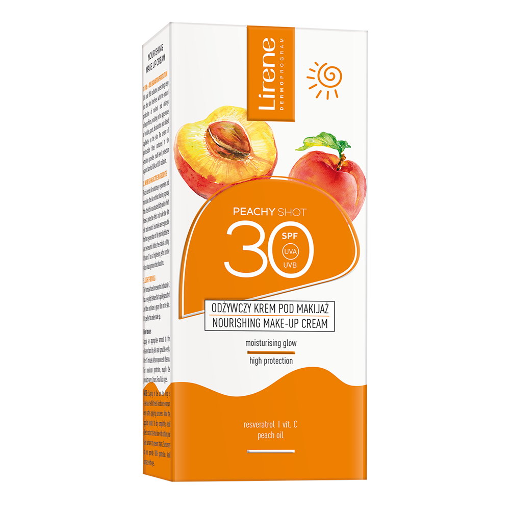 Crema cu protectie solara SPF 30 Peachy, 50 ml, Lirene