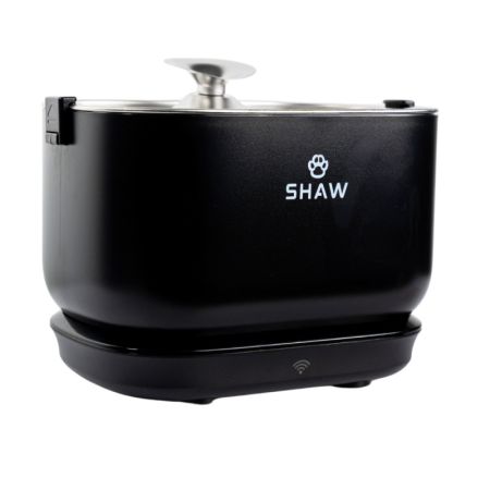 Fantana de apa, neagra, cu baterie si senzor, aplicatie mobila, sterilizare UV si sistem de filtrare Pro V3, SHAW 663008