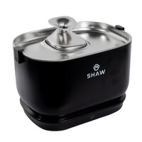 Fantana de apa, neagra, cu baterie si senzor, aplicatie mobila, sterilizare UV si sistem de filtrare Pro V3, SHAW