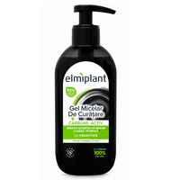 Gel micelar de curatare cu carbune, pentru ten normal-gras Detox, 200 ml, Elmiplant