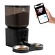 Hranitor automat smart, negru, pentru caini si pisici, aplicatie mobila, programare hranire, camera reglabila, SHAW 663045