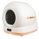 Litiera automata smart cu autocuratare pentru pisici Ultra, bej, 7 litri, Shaw 663058