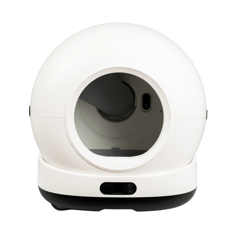 Litiera automata smart cu autocuratare pentru pisici, Ultra, negru, 7 litri, Shaw