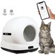 Litiera automata smart cu autocuratare pentru pisici, Ultra, negru, 7 litri, Shaw 663073