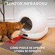 Litiera automata smart cu autocuratare si camera video pentru pisici Ultra View, bej, Shaw 663082