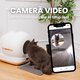 Litiera automata smart cu autocuratare si camera video pentru pisici Ultra View, bej, Shaw 663084