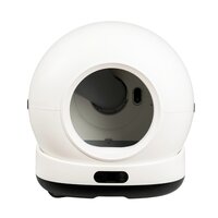 Litiera automata smart cu autocuratare si camera video pentru pisici, Ultra View, negru, 7 litri, Shaw