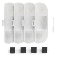 Set filtre pentru fantana din inox SHW-FNI-08 cu aplicatie mobila, 4 bucati, Shaw