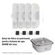 Set filtre pentru fantana din inox SHW-FNI-08 cu aplicatie mobila, 4 bucati, Shaw 663120