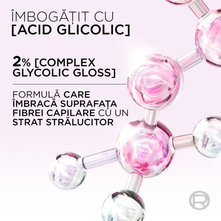 Serum pentru stralucirea parului Glycolic Gloss, 150 ml, Elseve 663169
