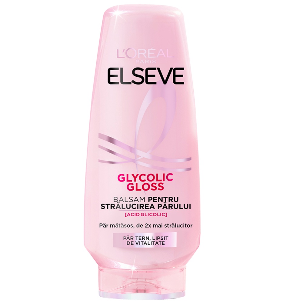 Balsam pentru stralucirea parului Glycolic Gloss, 200 ml, Elseve