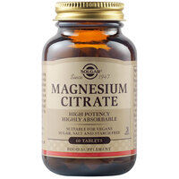 Citrat de magneziu, 200 mg, 60 tablete, Solgar