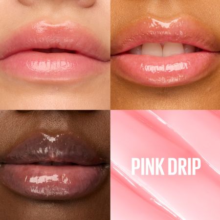 Balsam de buze cu pigmenti luminosi 02 Pink Drip Lifter Glaze, 3 g, Maybelline 663343