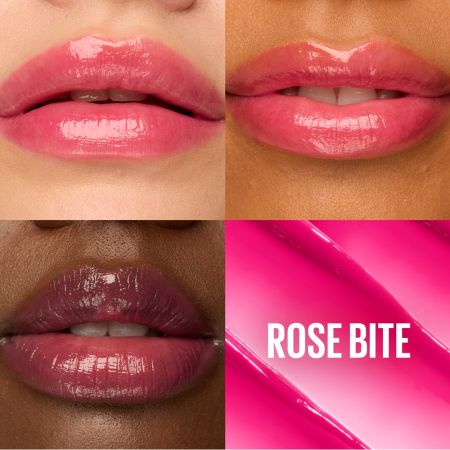 Balsam de buze cu pigmenti luminosi 03 Rose Bite Lifter Glaze, 3 g, Maybelline 663357
