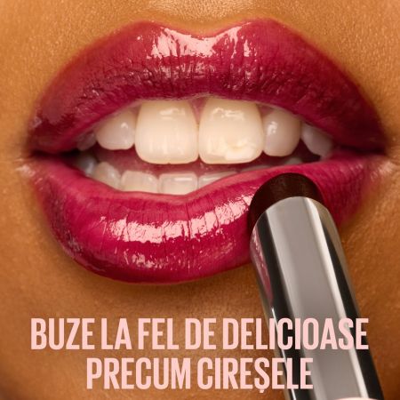 Balsam de buze cu pigmenti luminosi 08 Acai Lifter Glaze, 3 g, Maybelline 663389