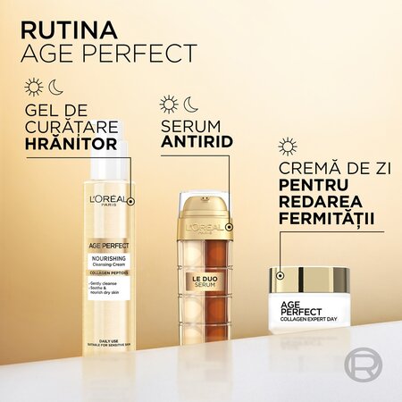 Crema de zi hidratanta cu colagen Age Perfect Collagen Expert, 50 ml, L'Oreal Paris 663440