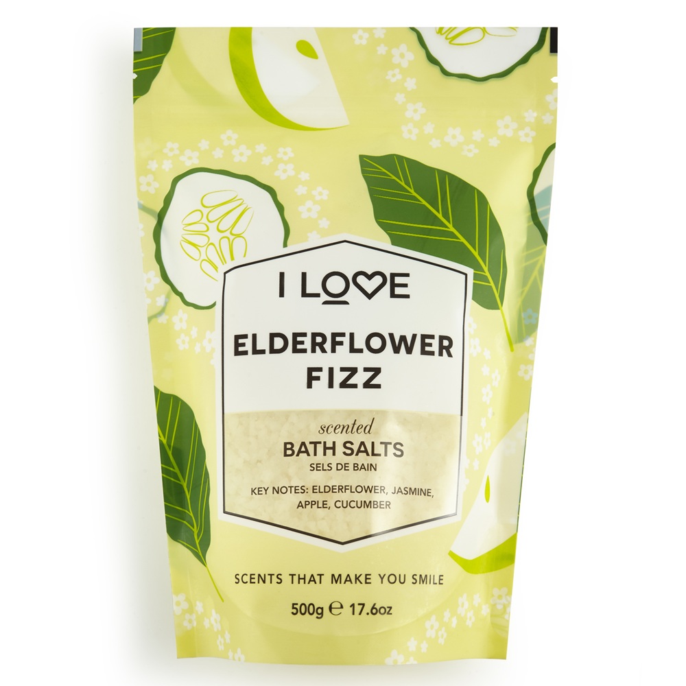 Sare de baie Elderflower Fizz Signature, 500 g, I Love