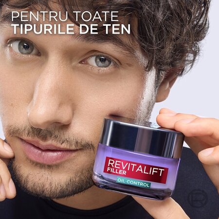 Crema matifianta cu acid hialuronic Revitalift Filler, 50 ml, L'Oreal Paris 663480