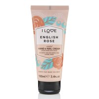 Crema de maini si unghii English Rose Signature, 100 ml, I Love