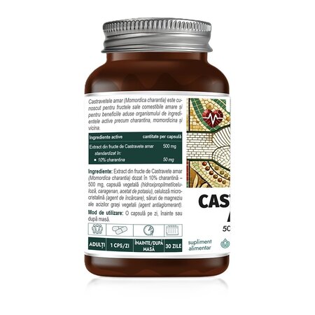 Castravete amar, 60 capsule vegetale, Hyllan Pharma 663532
