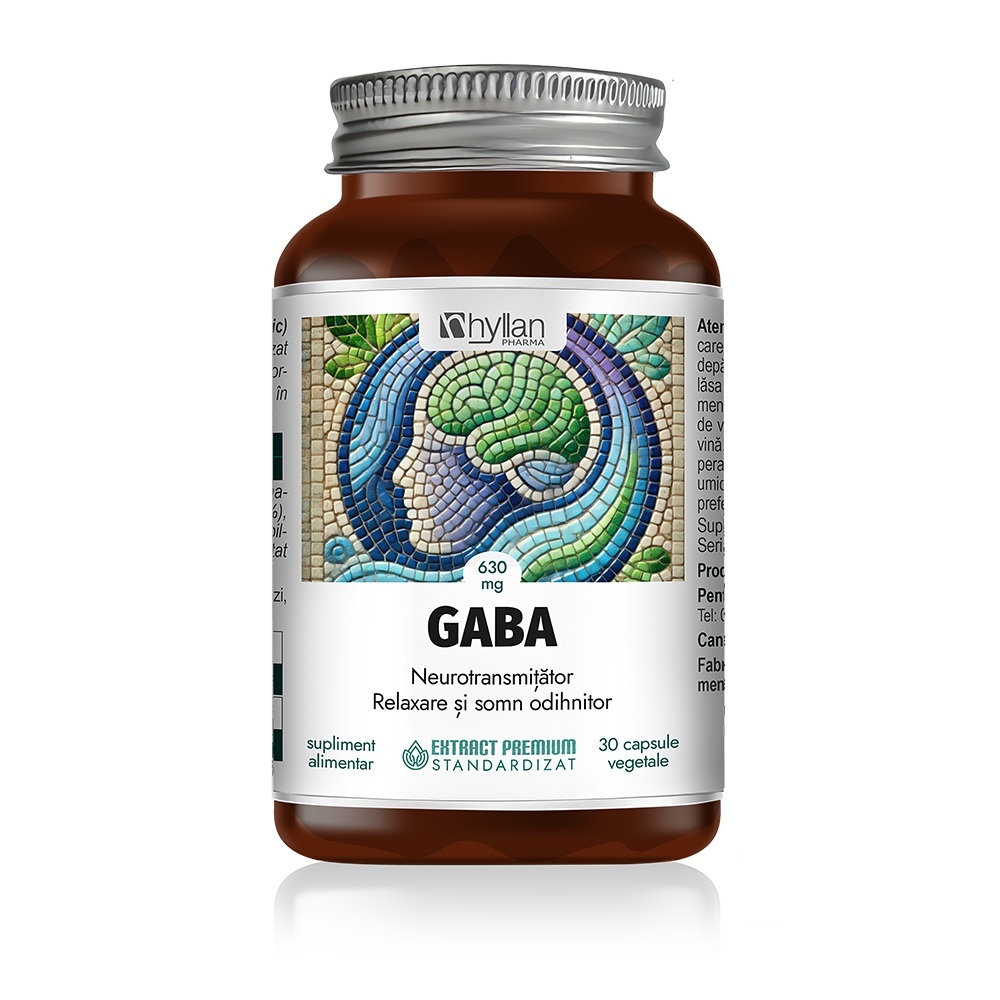 Gaba, 30 capsule vegetale, Hyllan Pharma
