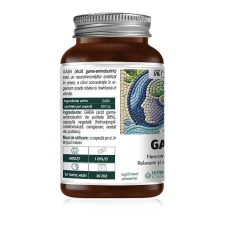 Gaba, 30 capsule vegetale, Hyllan Pharma 663581
