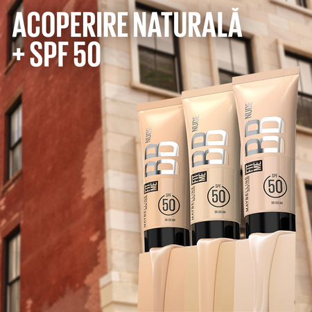 BB Cream cu SPF 50 Nude 30 Fit Me, 30 ml, Maybelline 663586